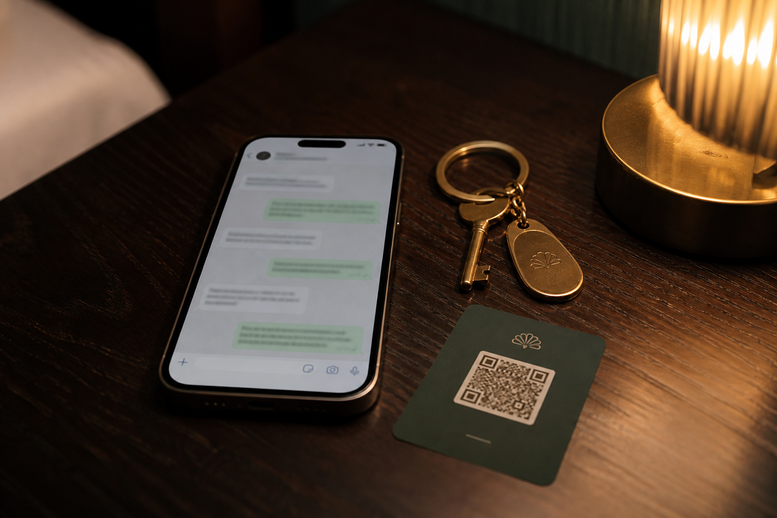 Private message beside keys and ONEBACK